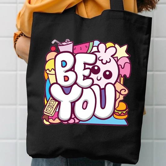 Be you canvas tote bag
