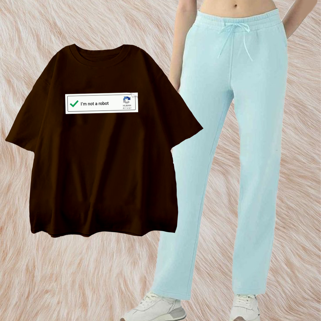 I am not a robot with ice blue flapper combo