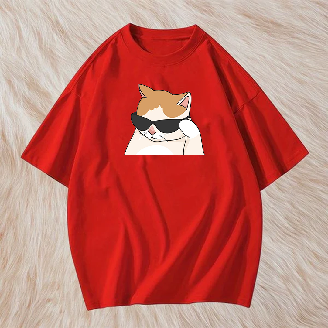Cool meme cat t shirt