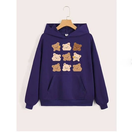 Nine bears Fleece hoodie