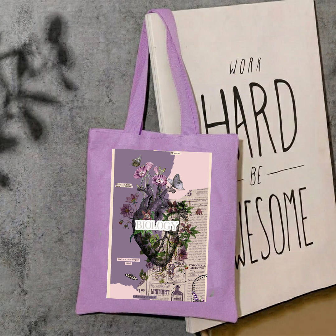 Biology aesthetic tote bag