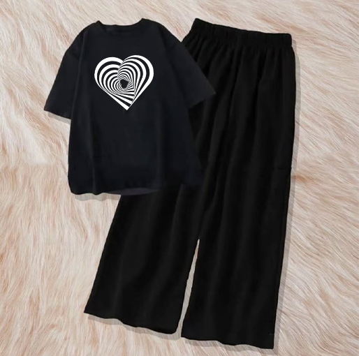 Illusion heart with flapper combo