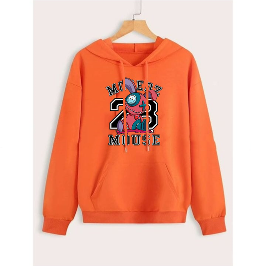 23 mouse Fleece hoodie