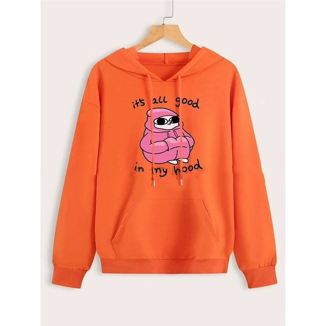 Its all good in my hood Fleece hoodie