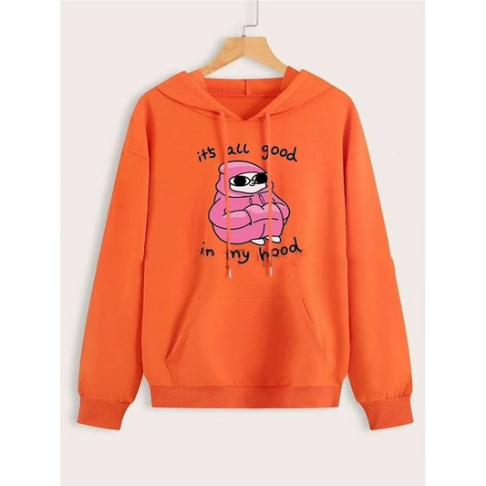Its all good in my hood Fleece hoodie