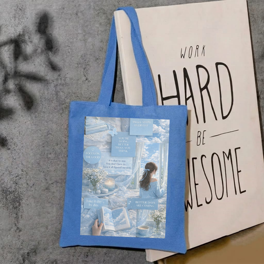 Collage aesthetic tote bag