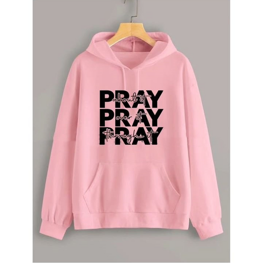 Pray about it Fleece hoodie