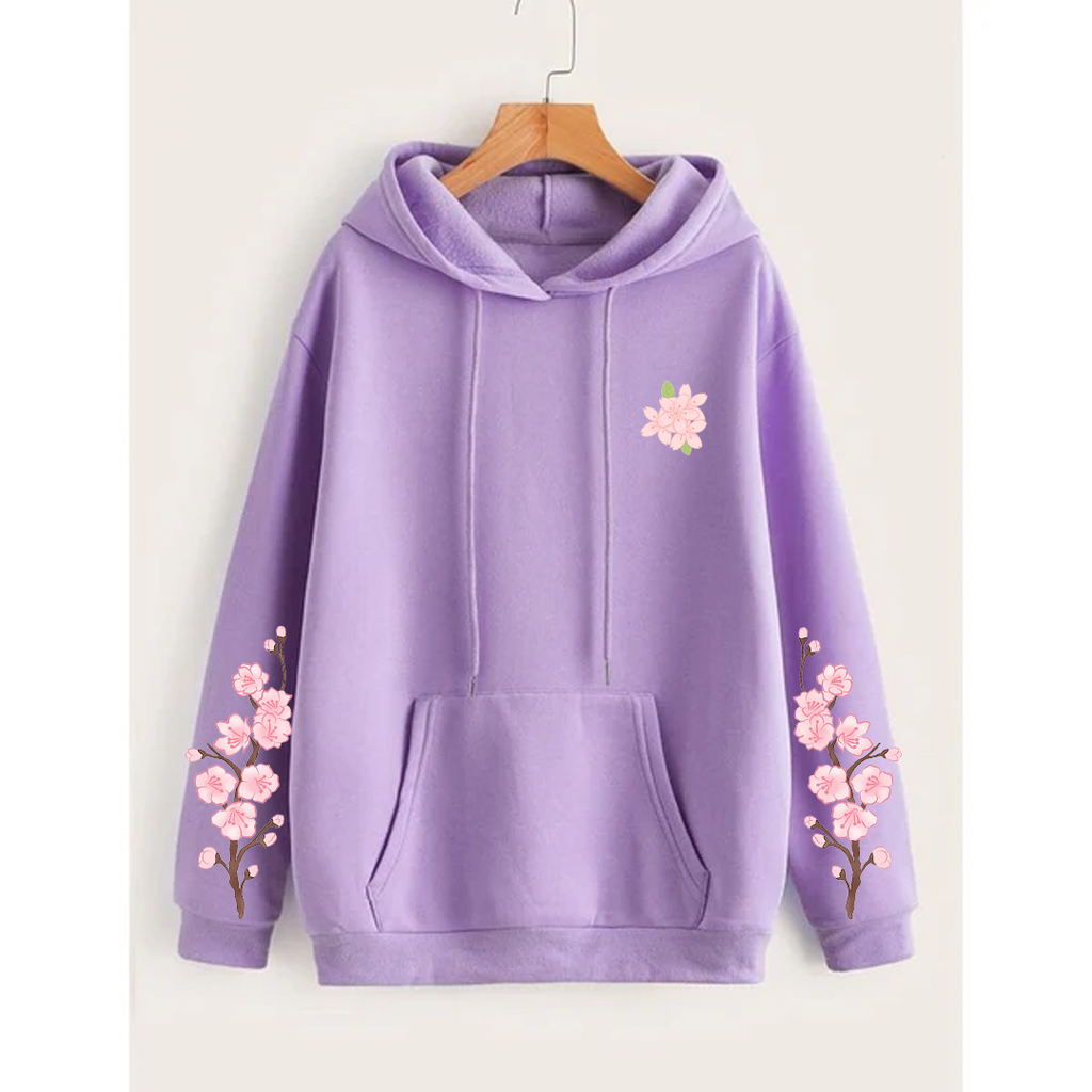 Blossom sleeves hoodie