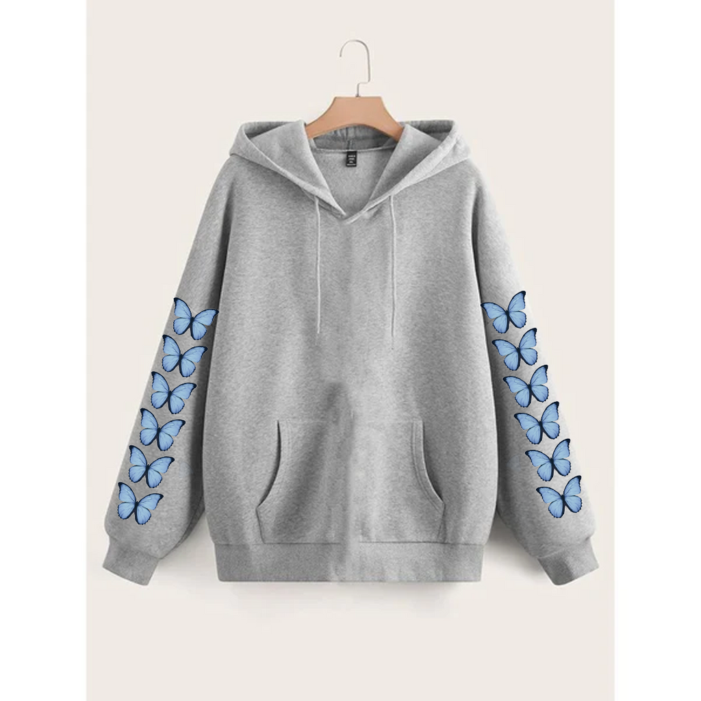 Butterfly sleeves hoodie