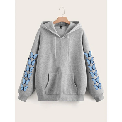 Butterfly sleeves hoodie