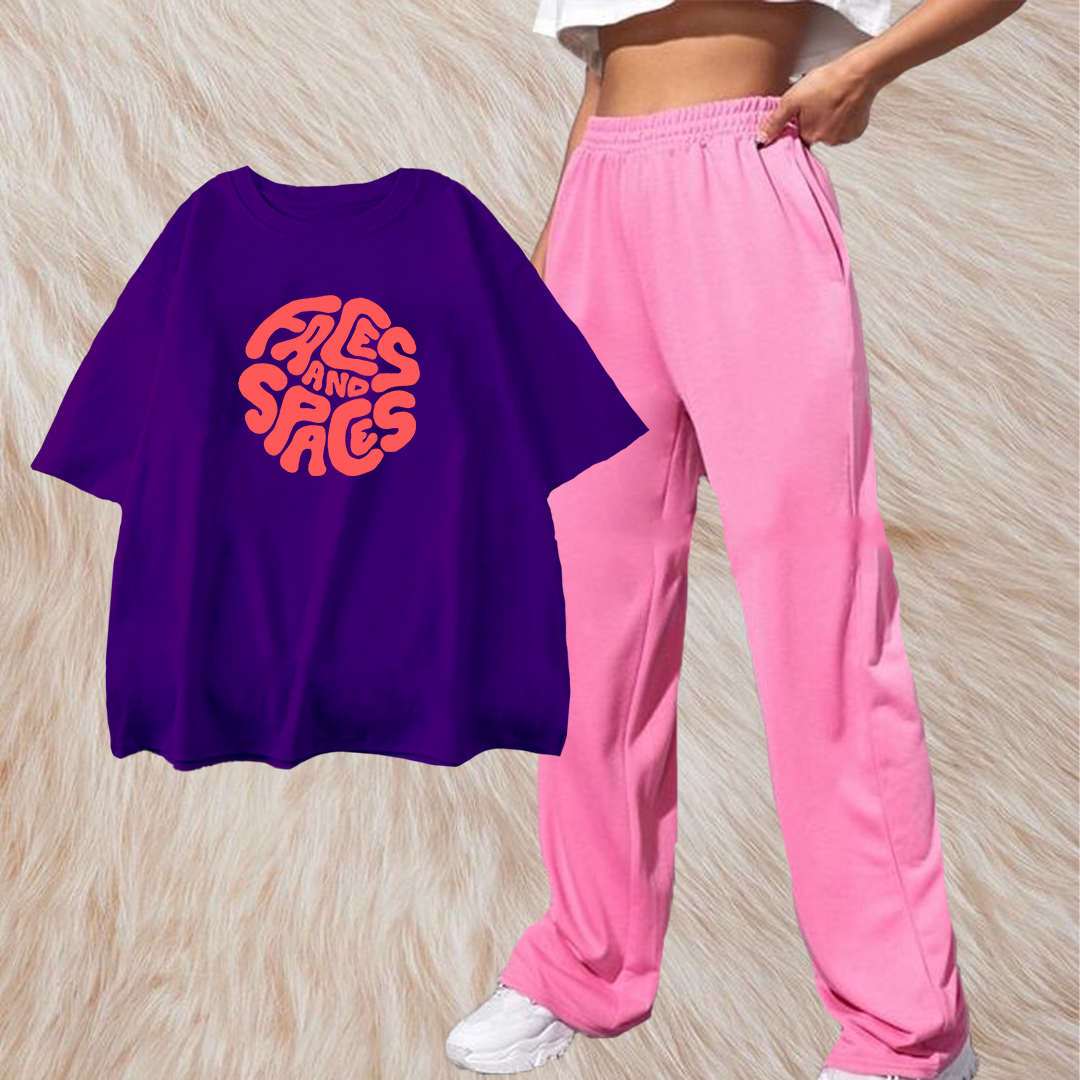 Faces and spaces with Pink flapper combo