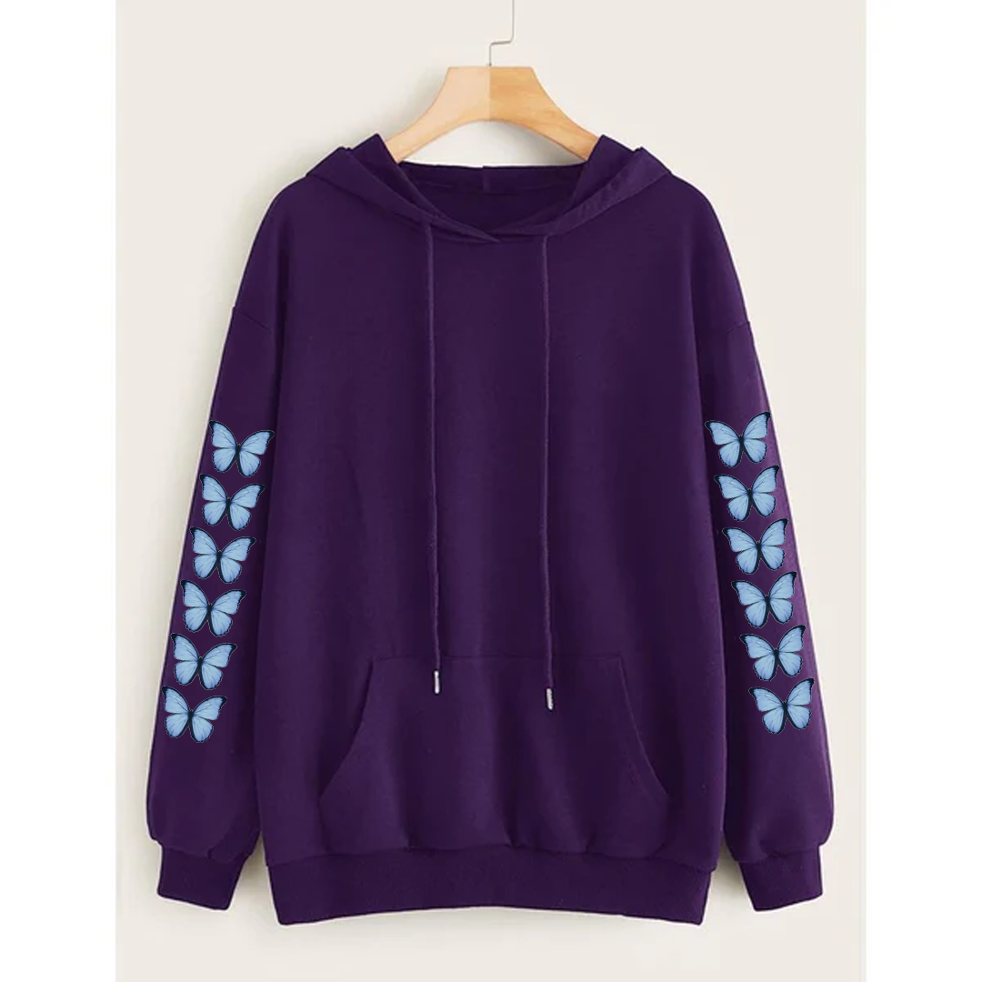 Butterfly sleeves hoodie