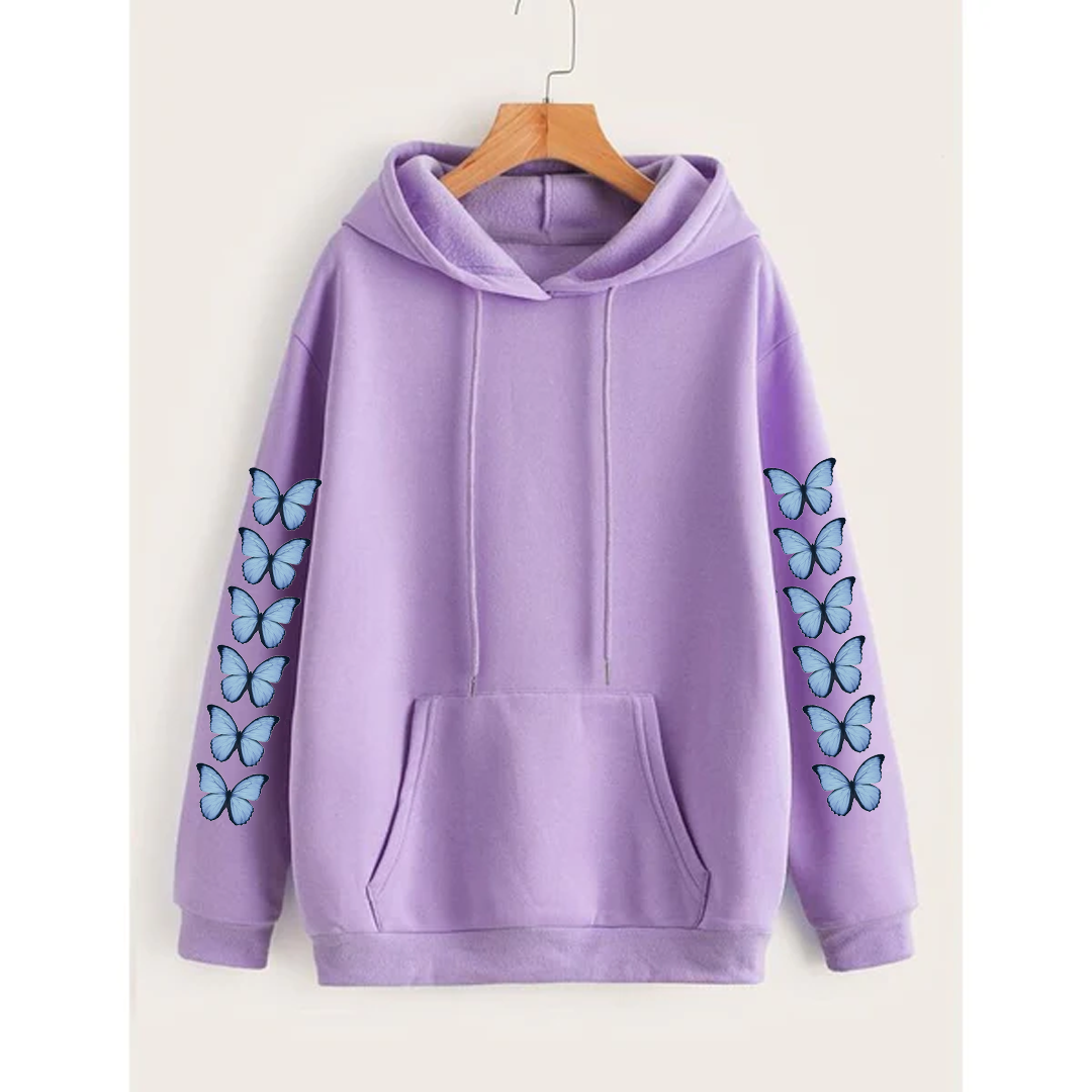Butterfly sleeves hoodie