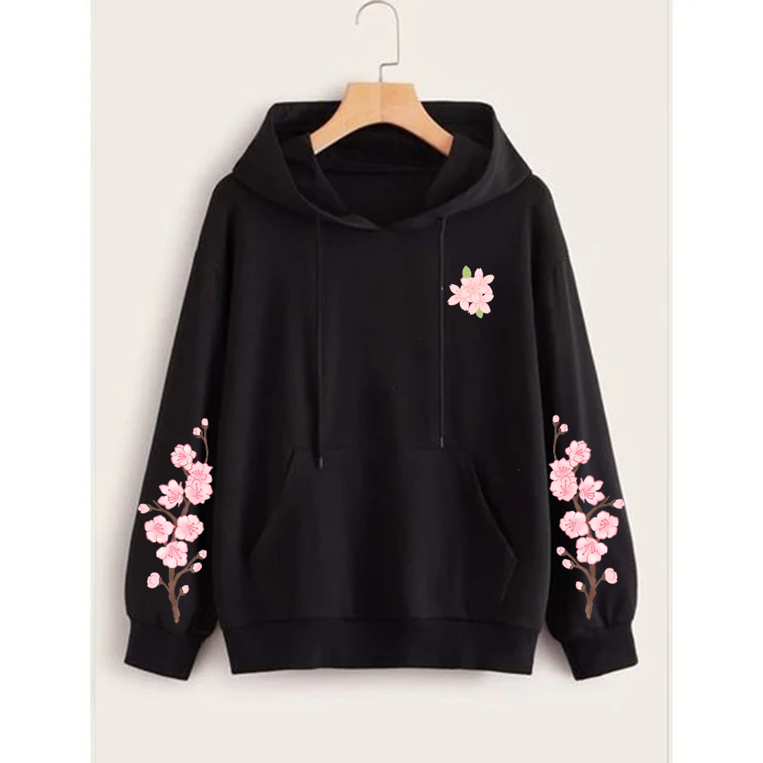 Blossom sleeves hoodie
