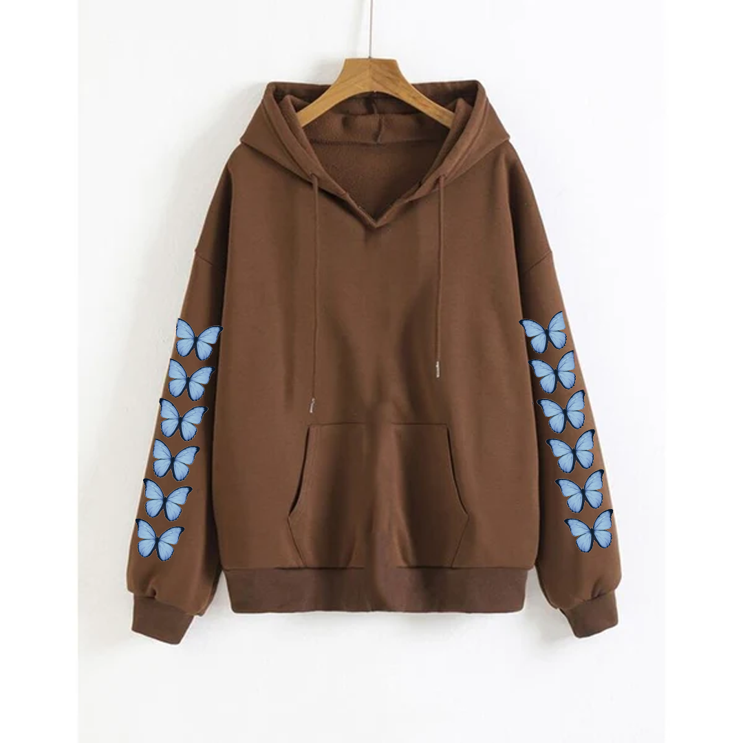 Butterfly sleeves hoodie