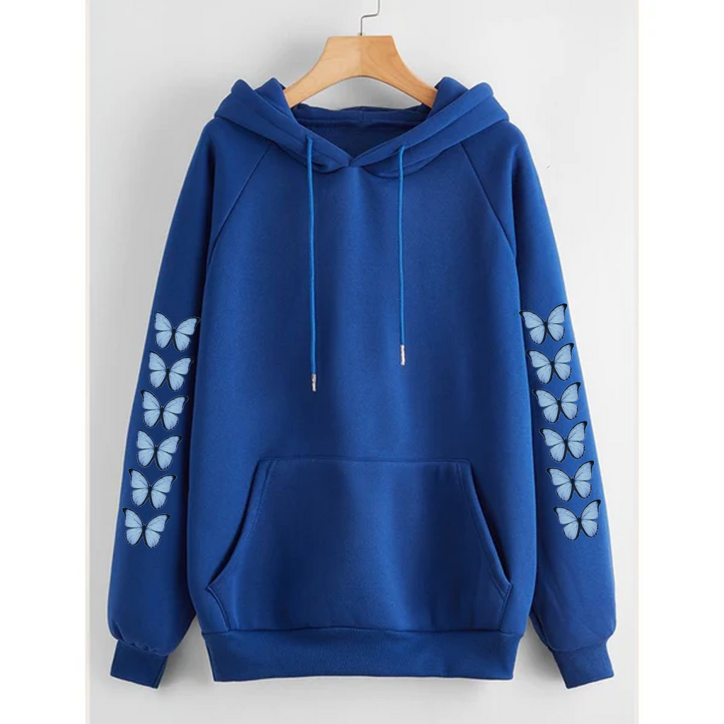 Butterfly sleeves hoodie