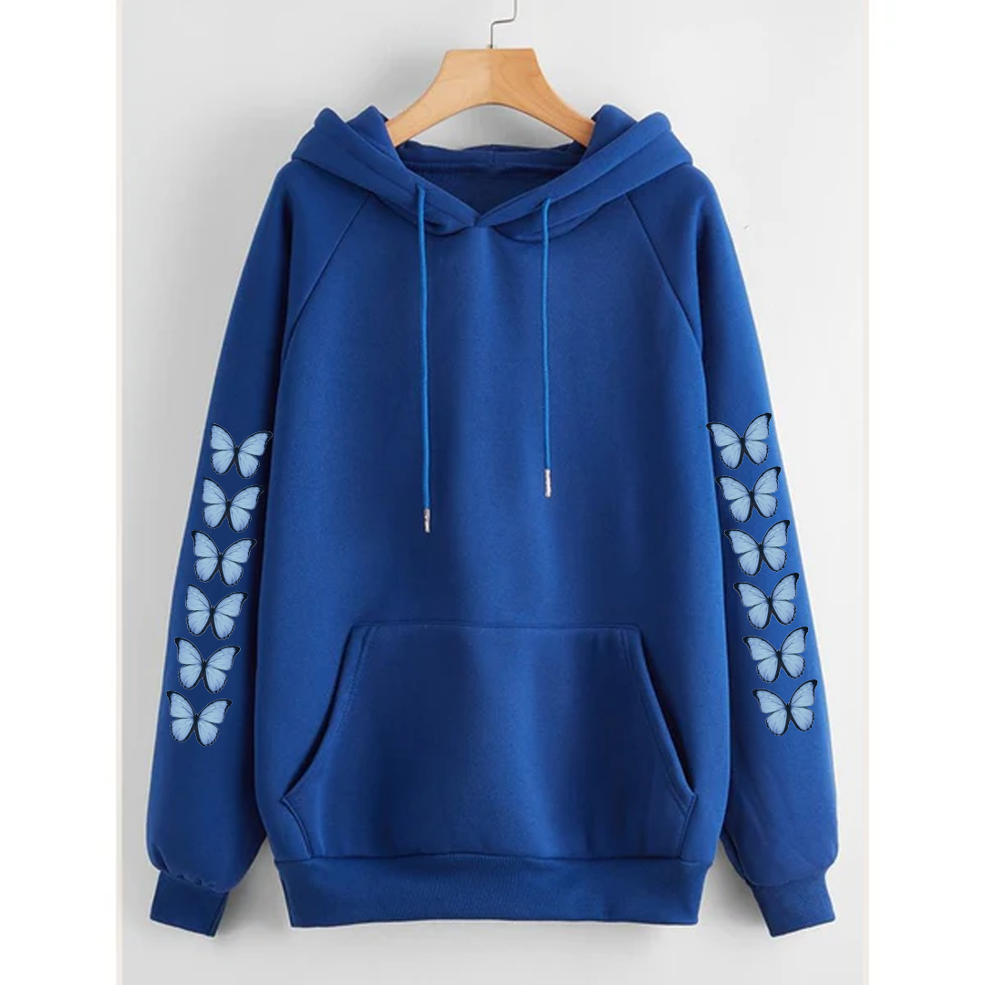 Butterfly sleeves hoodie