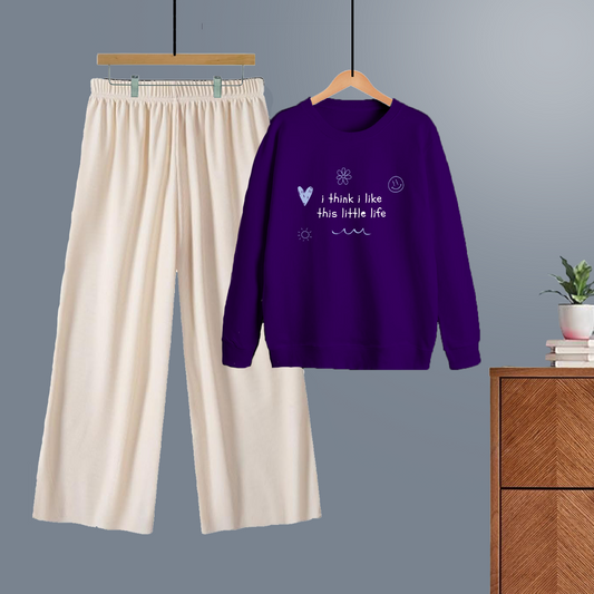 Winter tracksuit i think i like this little life sweatshirt with free size flapper