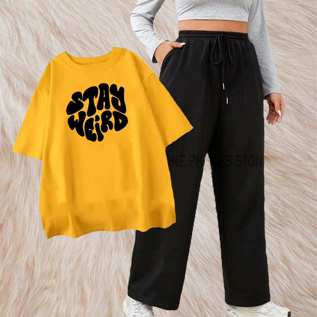 Stay weird with black flapper combo