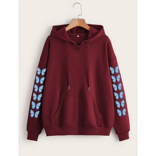 Butterfly sleeves hoodie