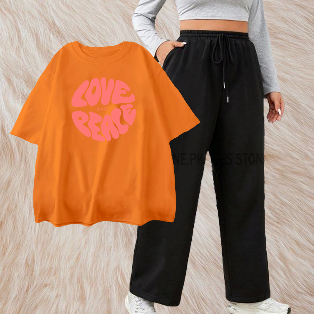 Love and peace with black flapper combo