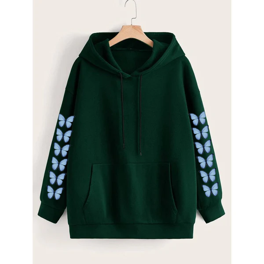 Butterfly sleeves hoodie