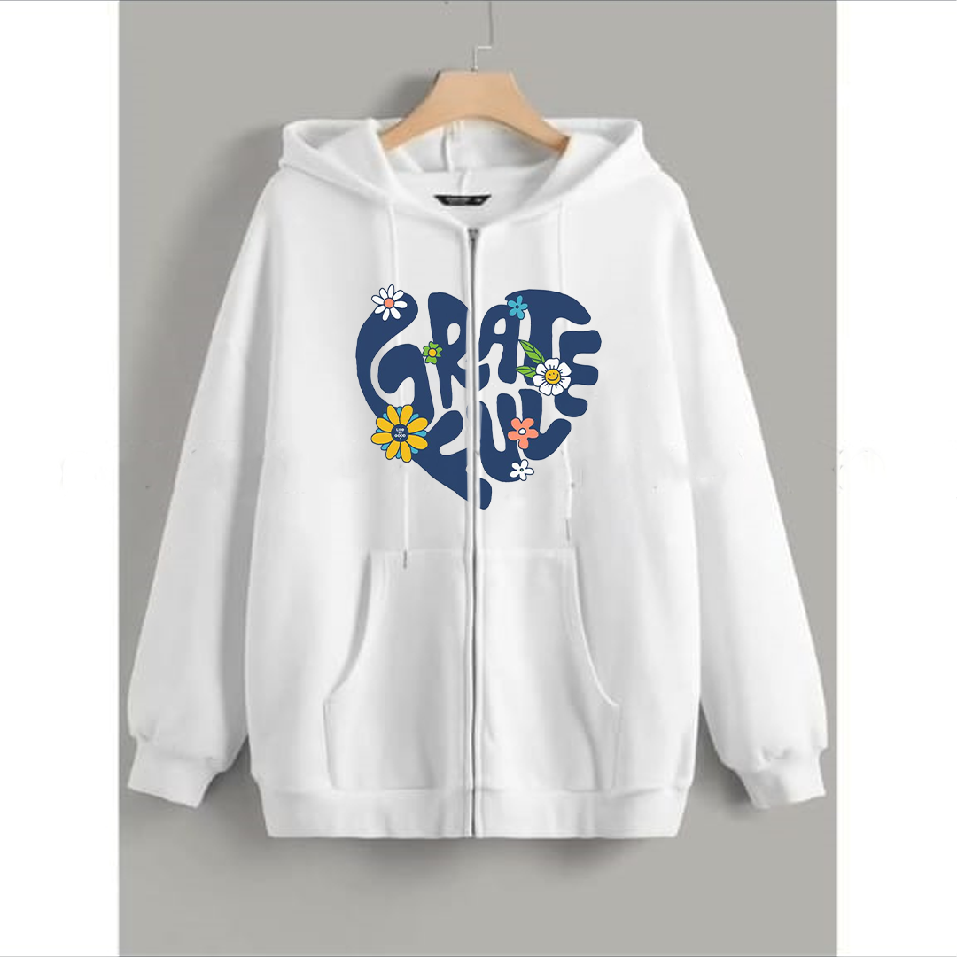 Grateful zipper with hood