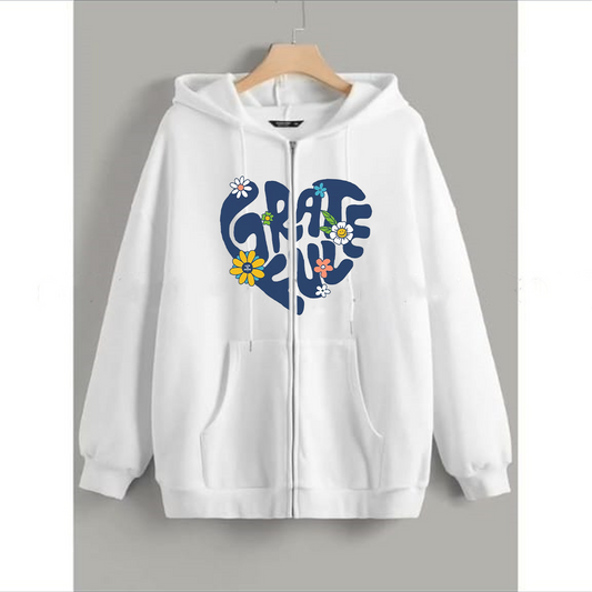 Grateful zipper with hood