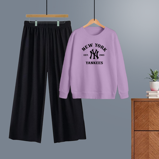 Winter tracksuit new york yankees sweatshirt with free size flapper