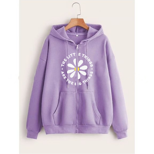 The little things zipper with hood