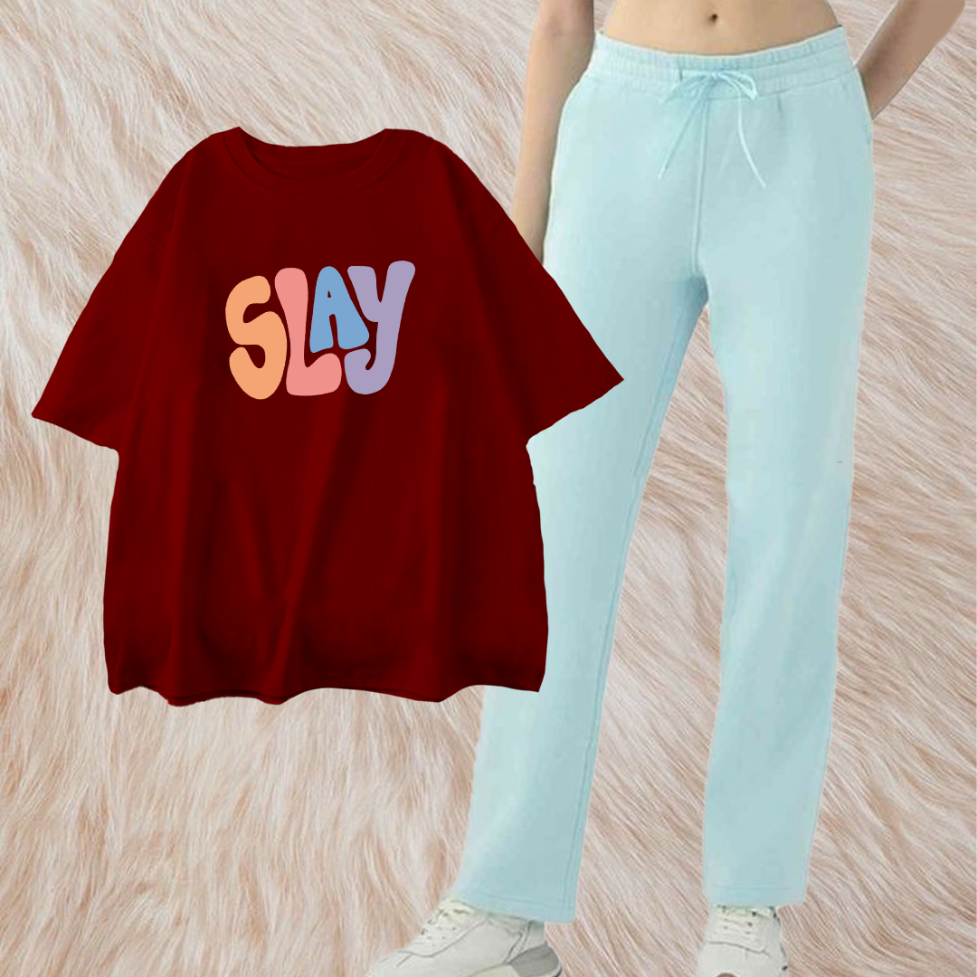 Slay with ice blue flapper combo