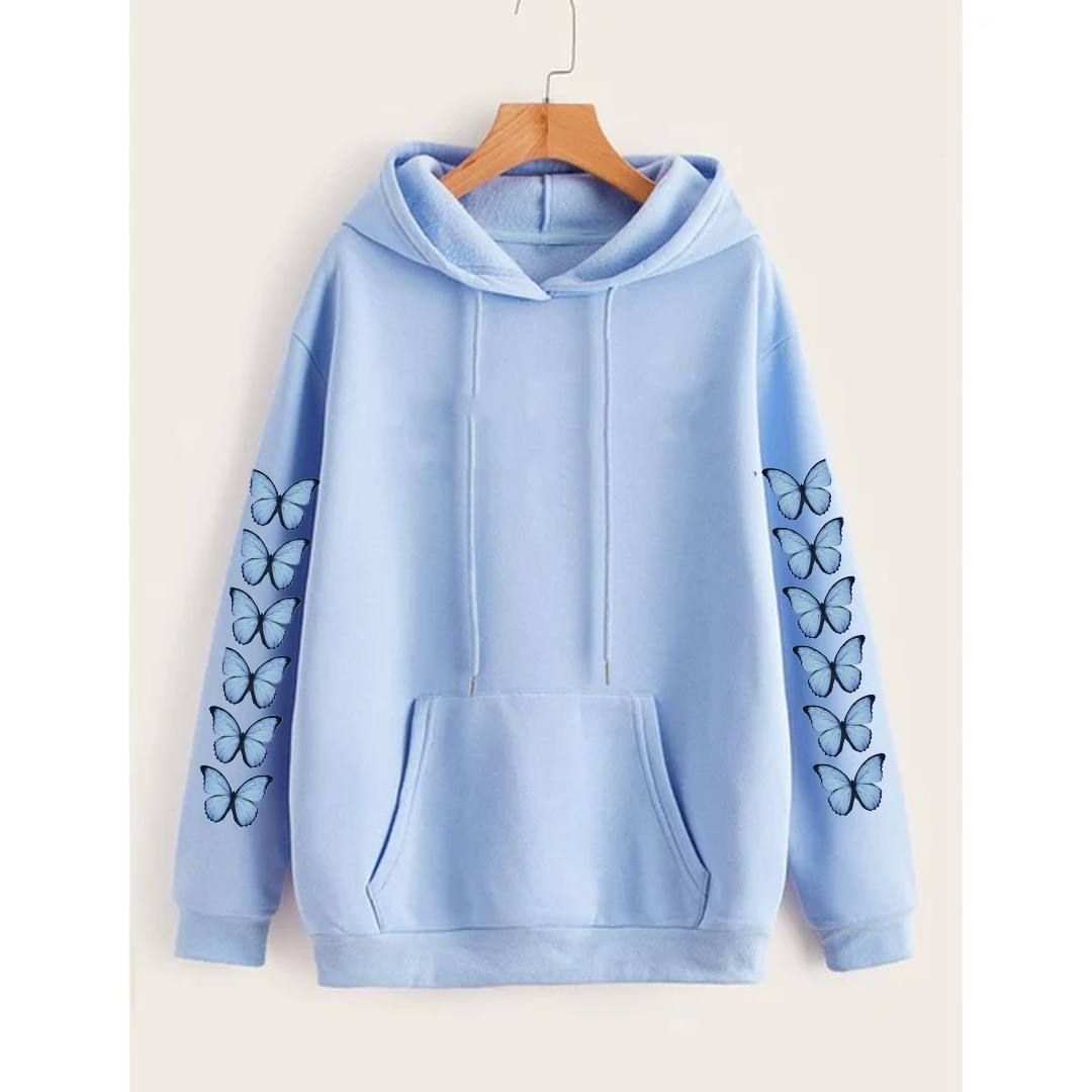 Butterfly sleeves hoodie