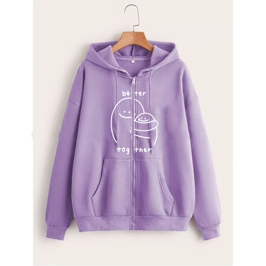 Better together zipper with hood