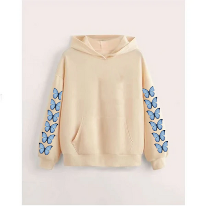 Butterfly sleeves hoodie