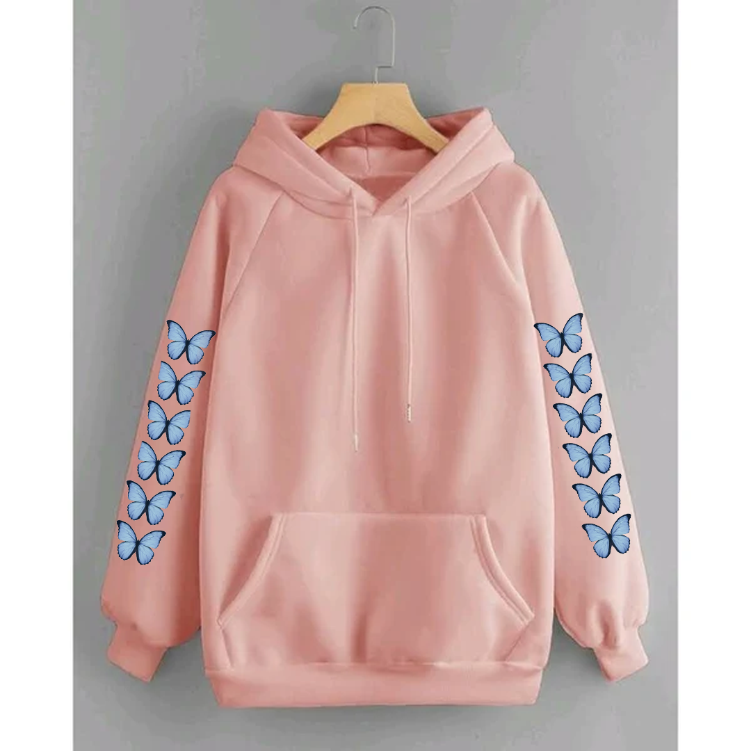 Butterfly sleeves hoodie