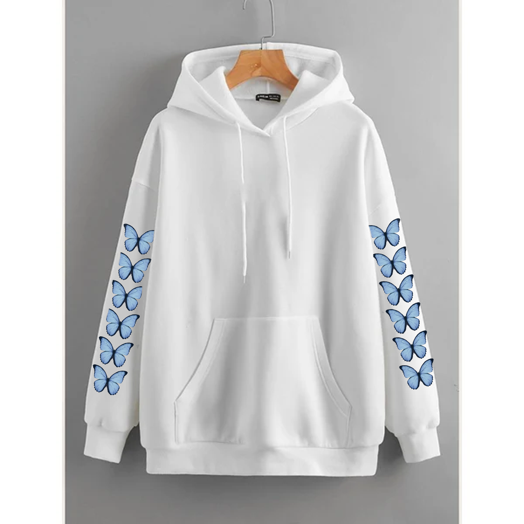 Butterfly sleeves hoodie
