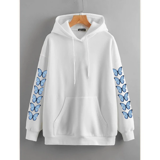 Butterfly sleeves hoodie