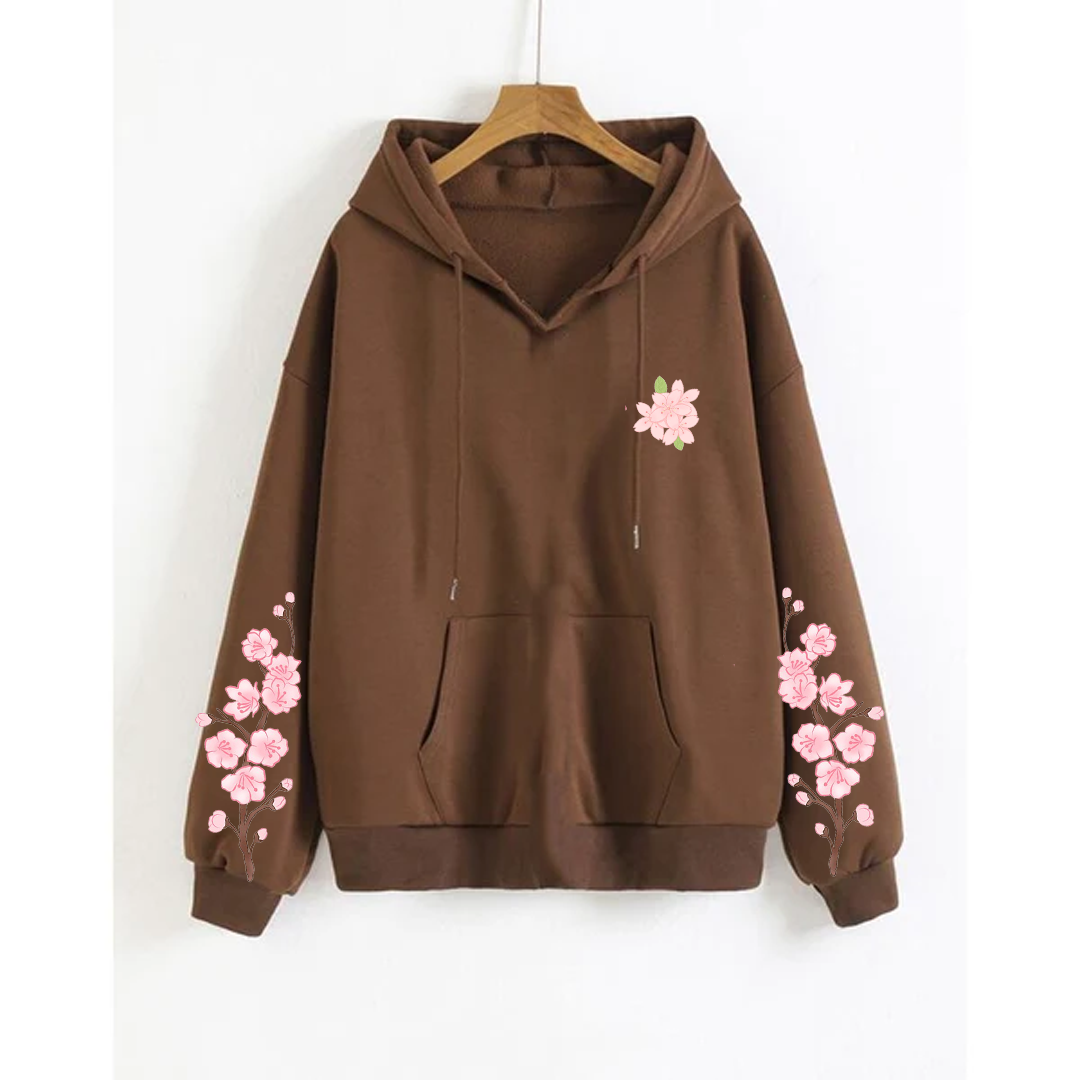 Blossom sleeves hoodie