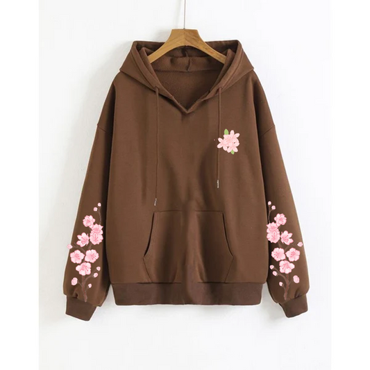 Blossom sleeves hoodie