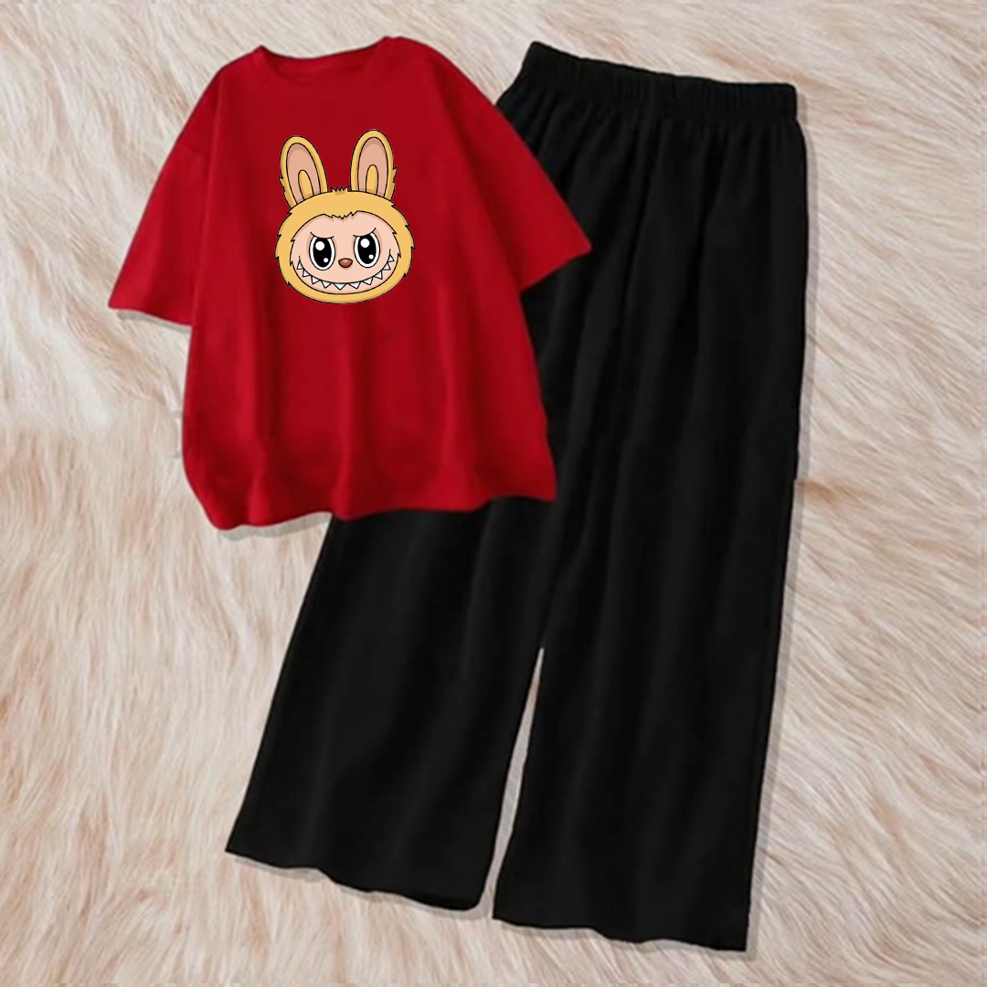 Labubu face with flapper combo