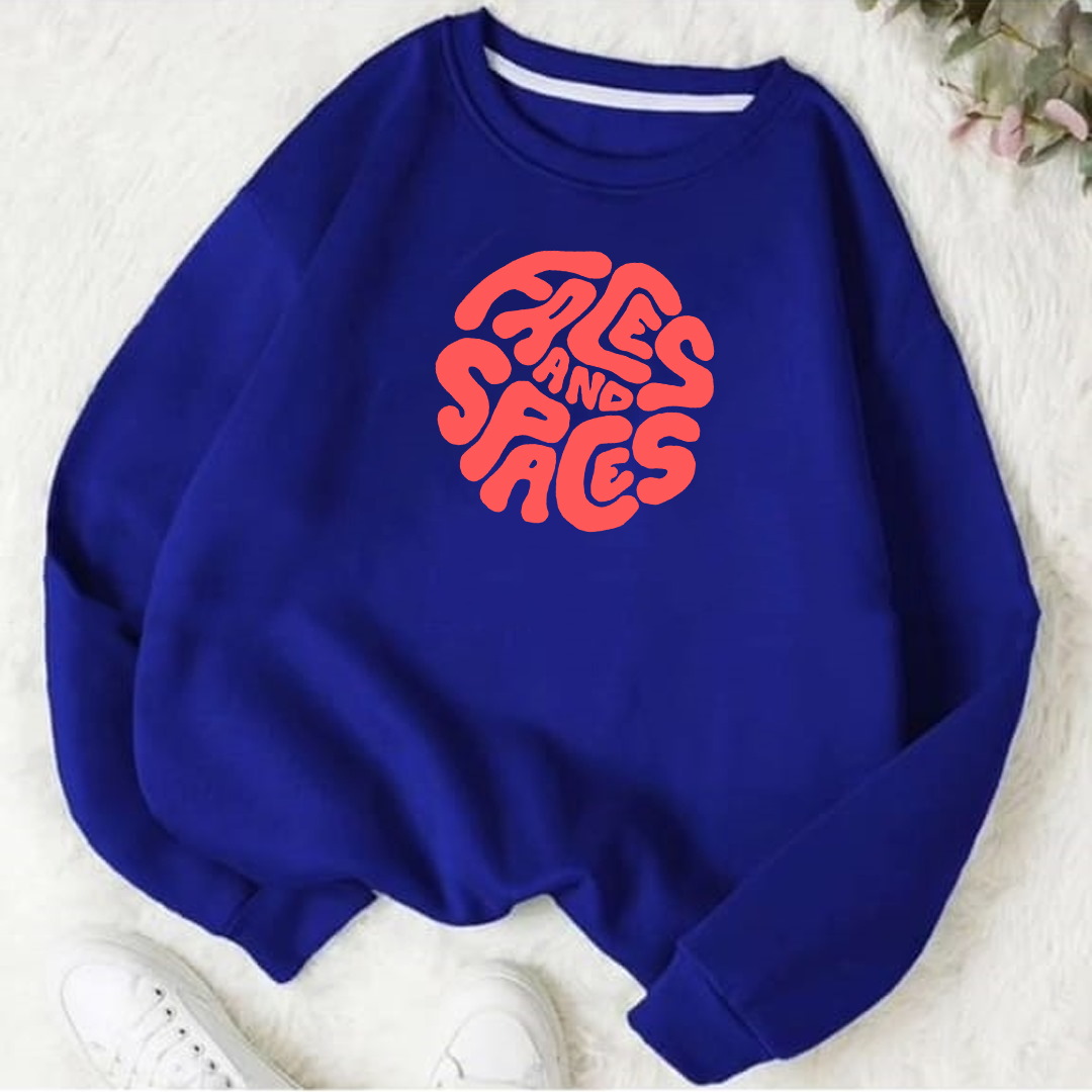 Faces and spaces Fleece Sweat Shirt