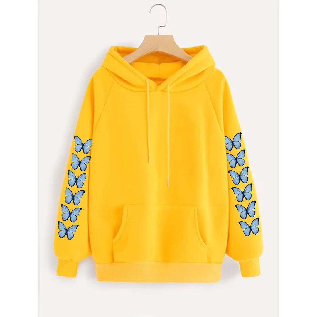 Butterfly sleeves hoodie