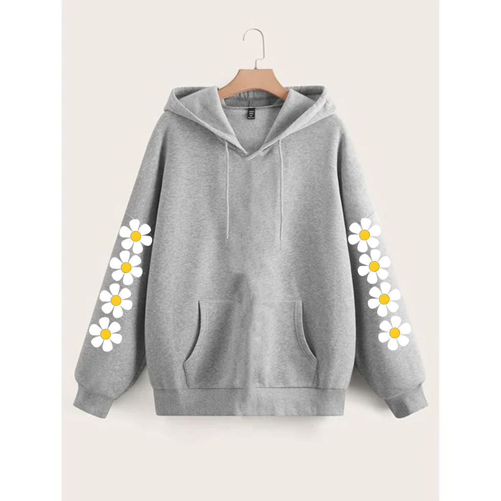 Daisy sleeves hoodie