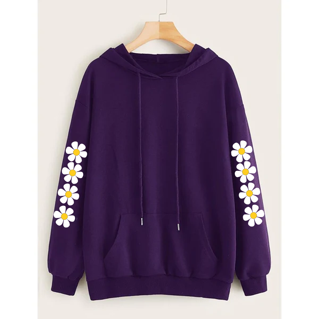 Daisy sleeves hoodie