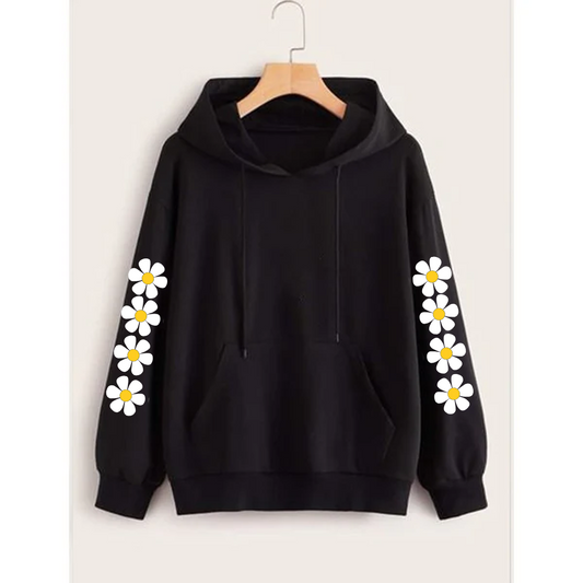 Daisy sleeves hoodie