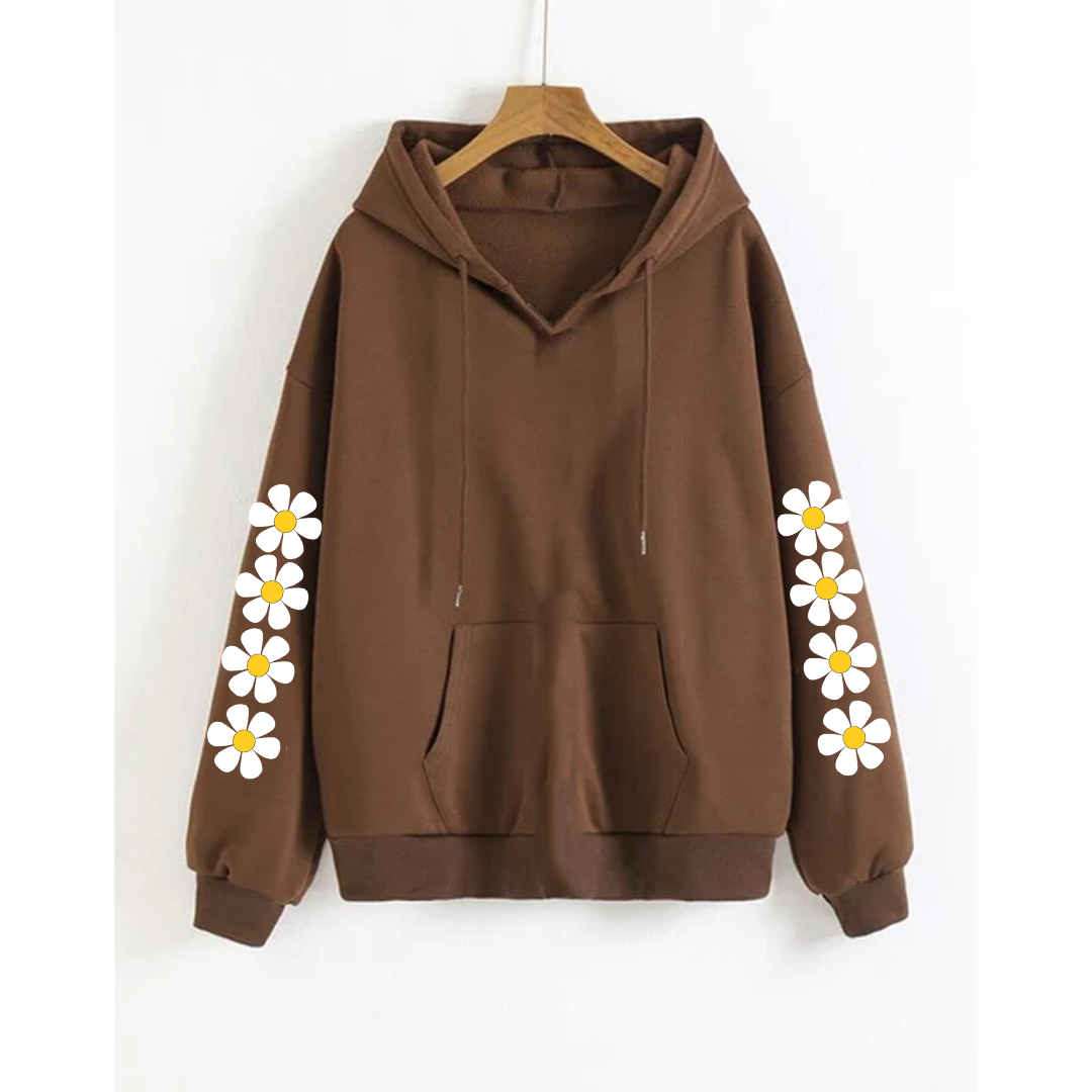Daisy sleeves hoodie