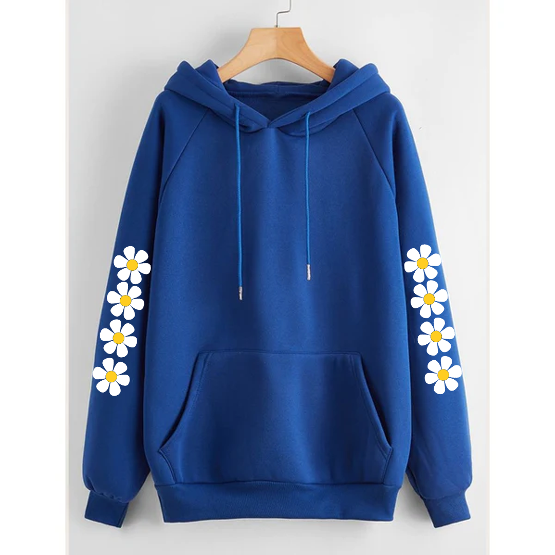 Daisy sleeves hoodie