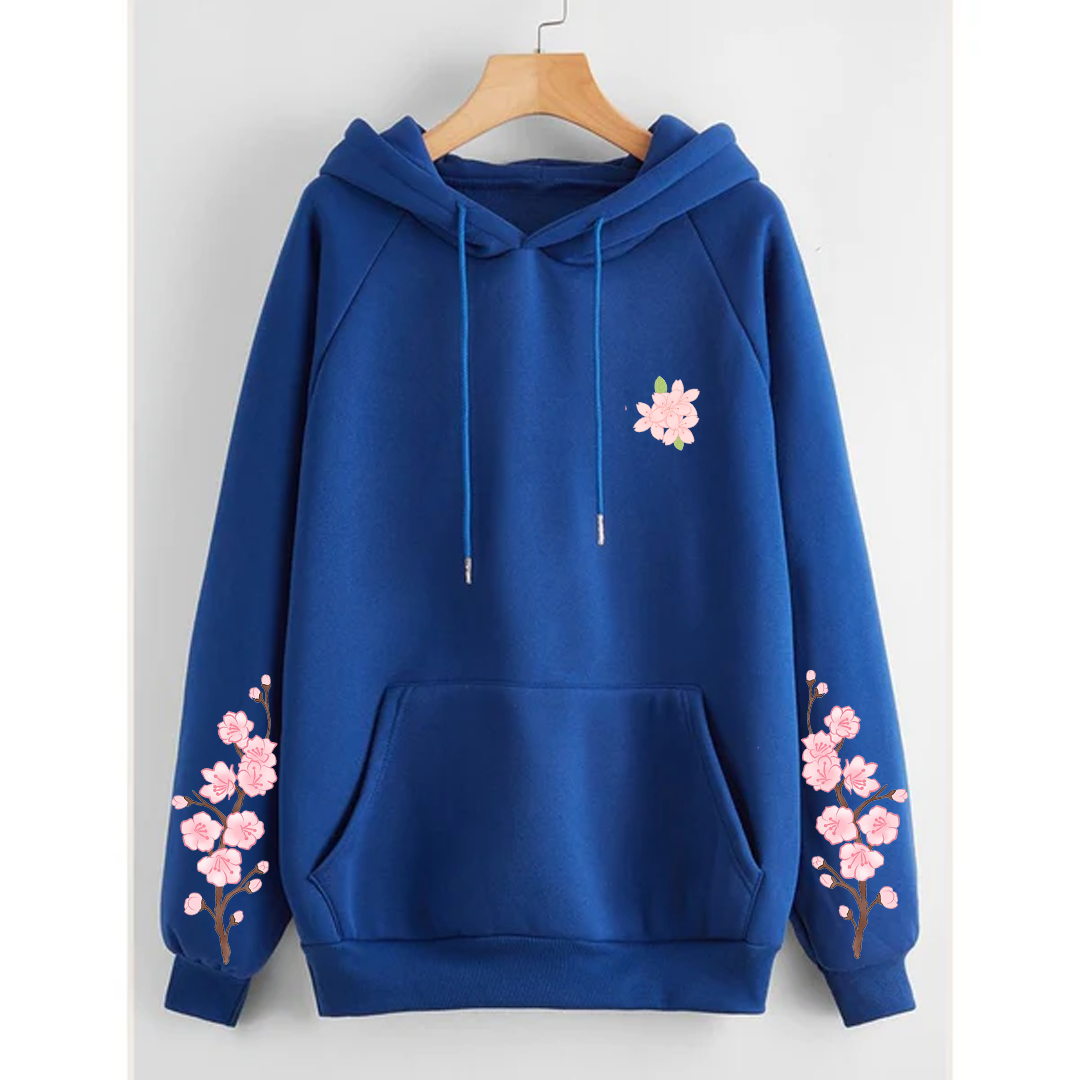 Blossom sleeves hoodie