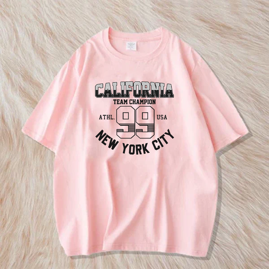 California team champion 99 newyork city t shirt