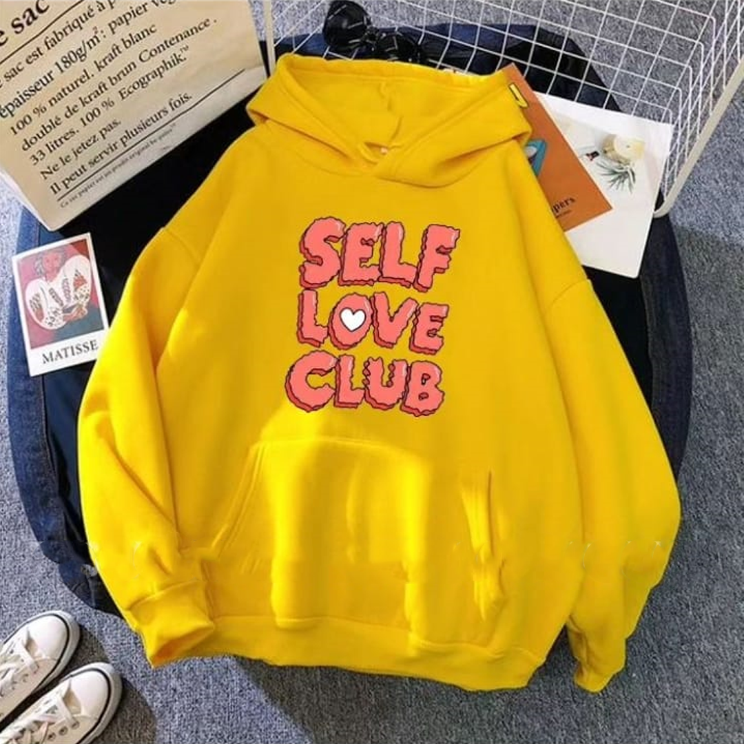 Self love club Fleece hoodie